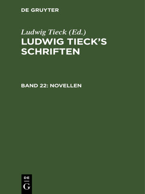 cover image of Novellen